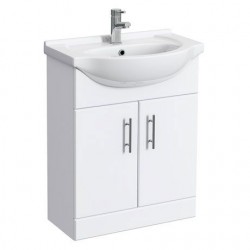 Classic Vanity Unit Cabinet with Basin 650 mm